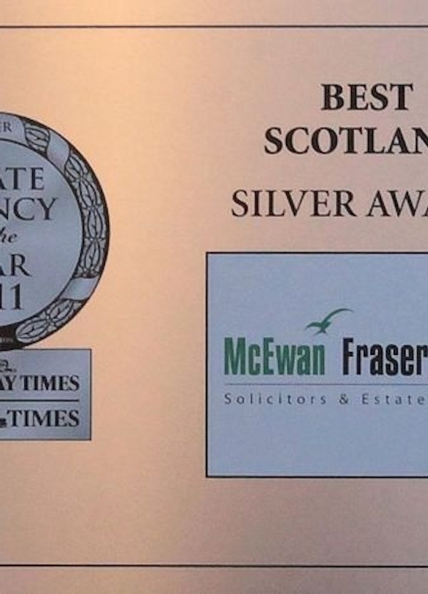 McEwan Fraser Legal Receive The Times and Sunday Times Estate Agency of the Year 2011